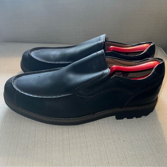 G.H. Bass Mens Black Slip On Darren Comfort Shoes Size 11M Casual Or Career - Picture 5 of 11